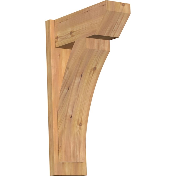 Ekena Millwork Thorton Slat Smooth Outlooker, Western Red Cedar, 7 1/2"W x 18"D x 30"H OUT08X18X30THR06SWR - main